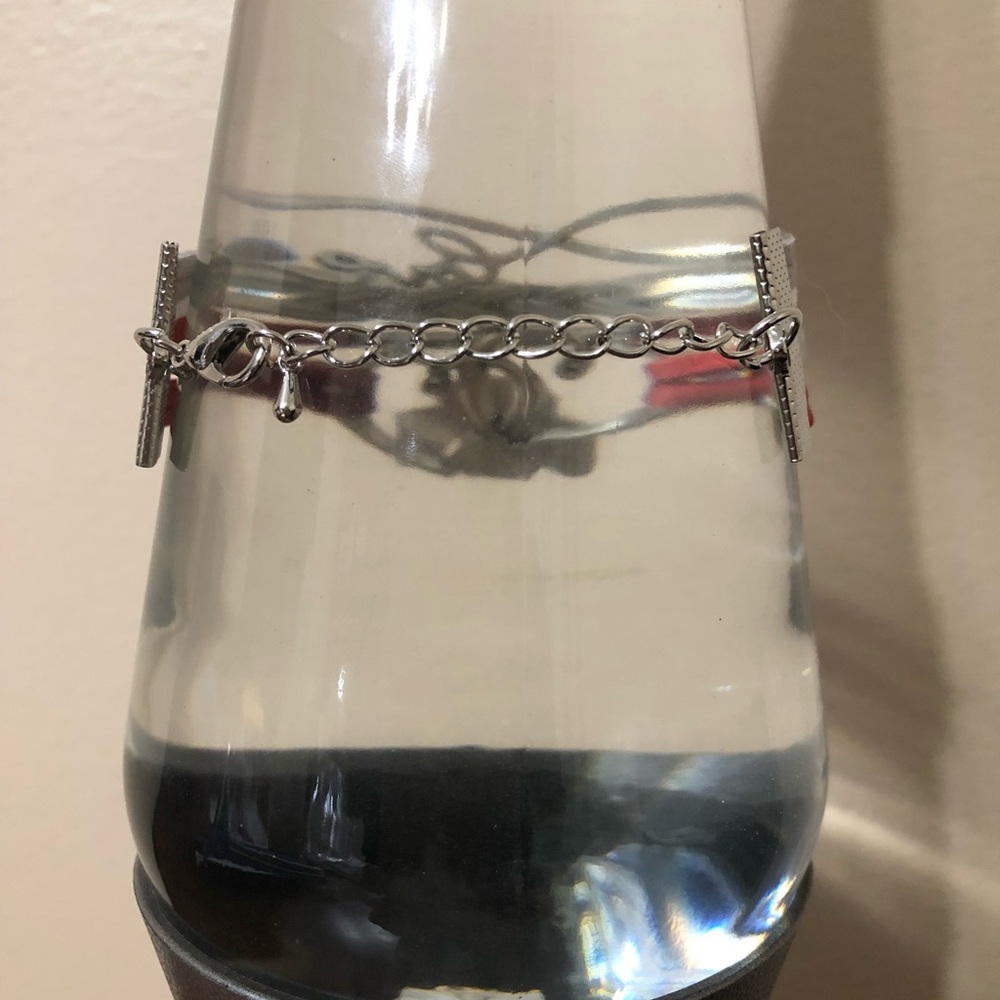 Silver Ohio State Football Love Bracelet everyday - Picture 3 of 3